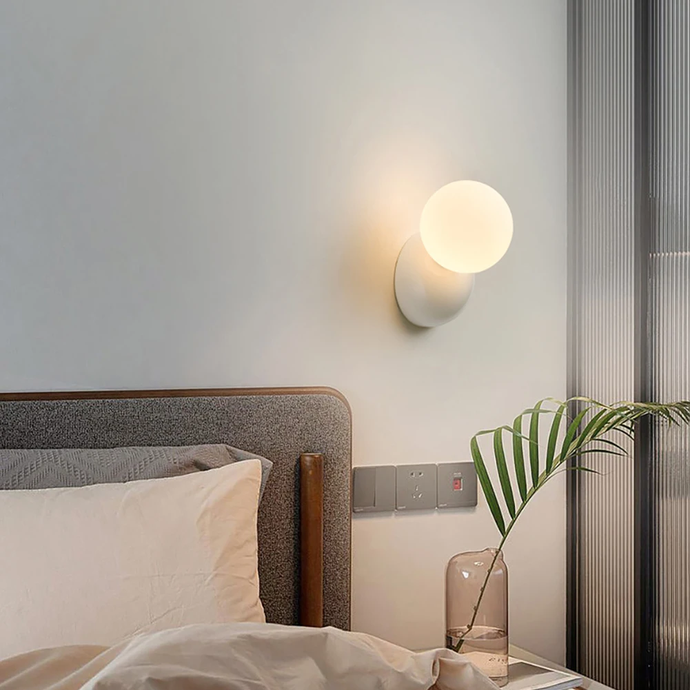 

Modern Creative Colorful Balls Decoration Led Wall Light For Living Room Bedroom Bedside Aisle Stairs Lamps Indoor Lighting