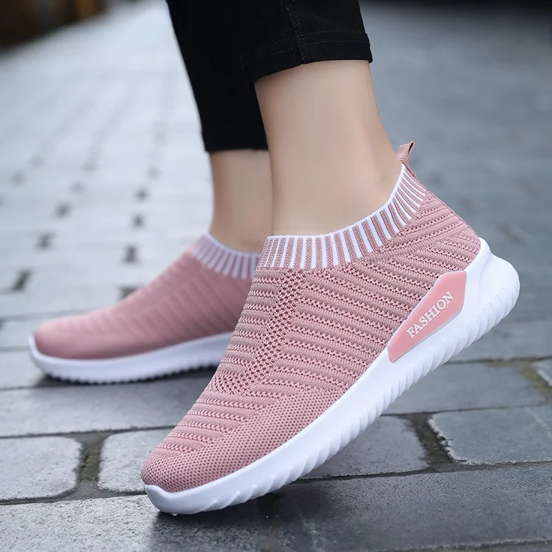 

2022 Light Soft Sport Shoes Women Tennis Shoes Female Stability Walking Sneakers Trainers Zapatos De Mujer