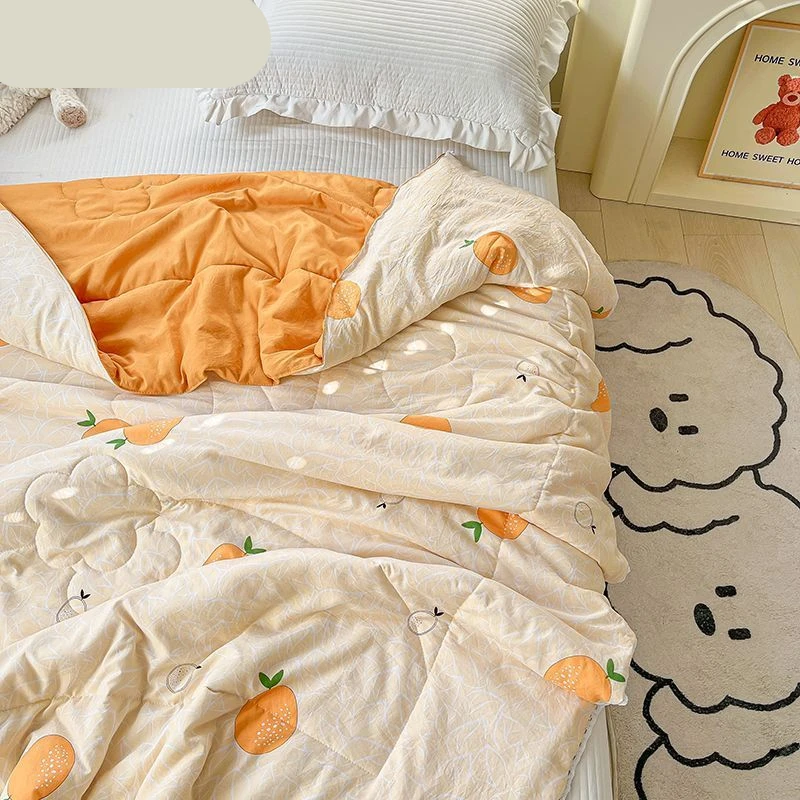 

Baby Summer Cool Quilt Washed Cotton Infant Toddler Comforter Blanket Crib Quilt For Boys Kids Quilt Air Conditioner