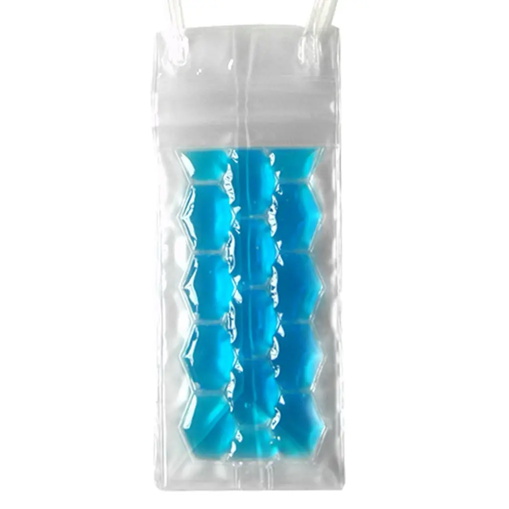 

Wine Bottle Freezer Bag Chilling Cooler Ice Bag Beer Cooling Gel Holder Carrier Pouch Buckets Holder
