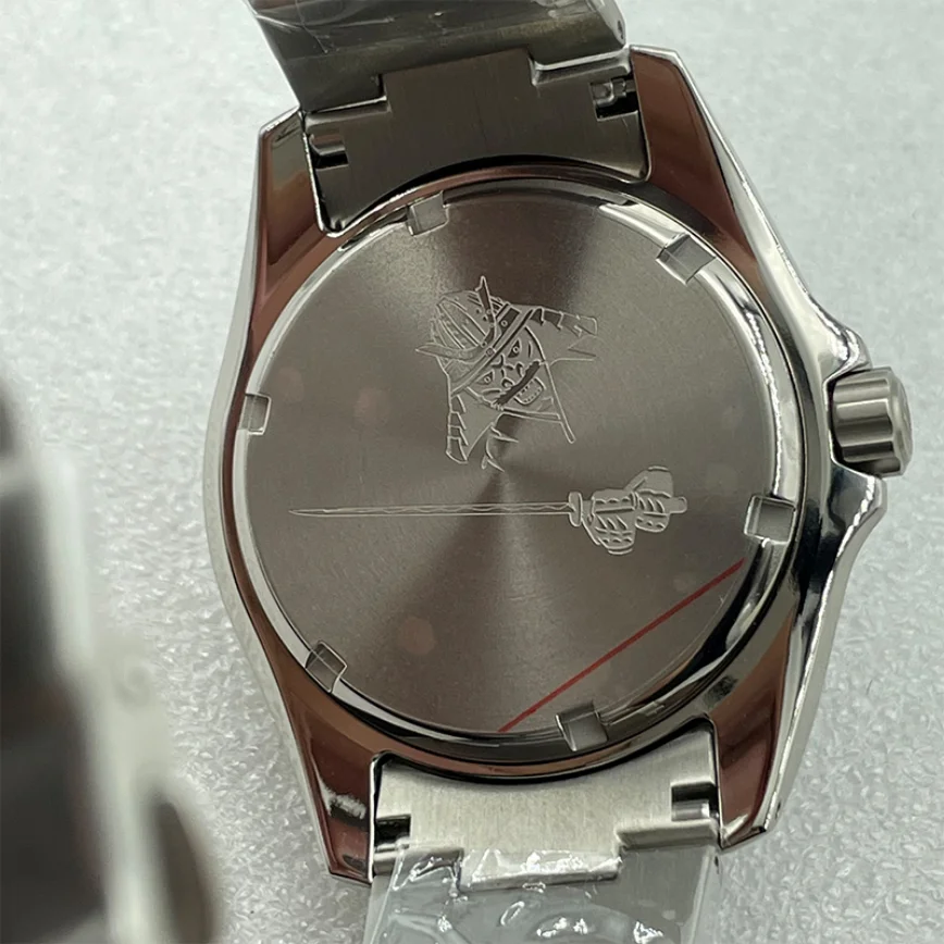 Watch Case 43.5MM Titanium 200m Water Resistant Design Screw Back Cover  Bar Head for NH35 Movement