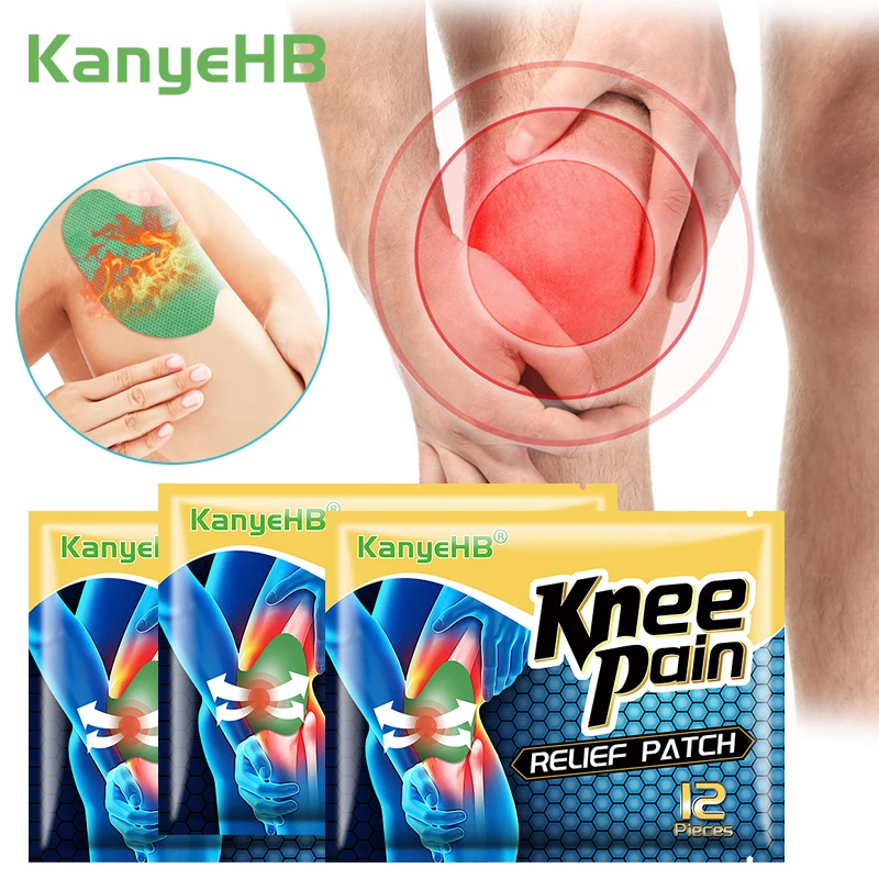 

12-36-72pcs Knee Joint Pain Patches Wormwood Heating Arthritis Pain Relief Sticker Knee Swelling Bruise Sprain Analgesia Plaster