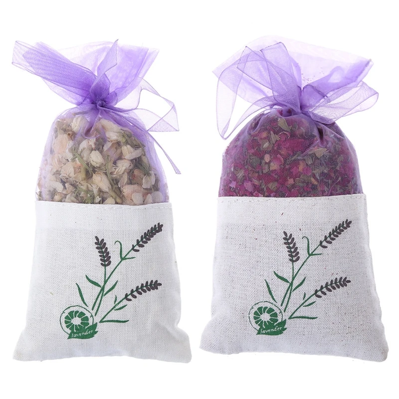 

New Rose Jasmine Lavender Dried Flower Bud Aromatherapy Sachet Air Refreshing
