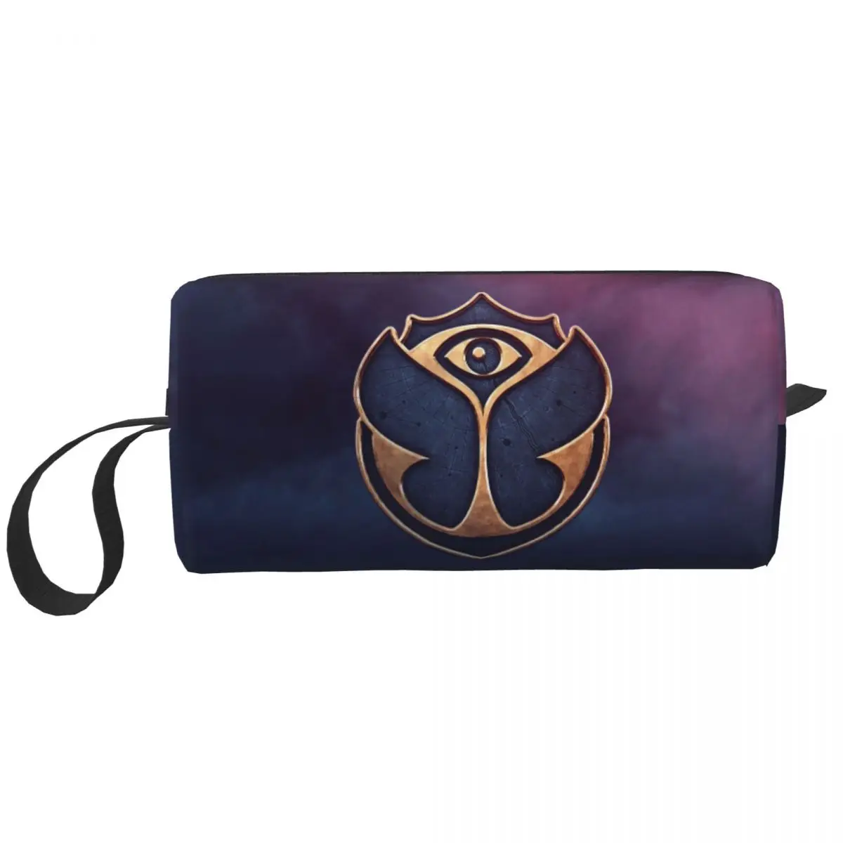 

Custom Tomorrowland Travel Cosmetic Bag Belgian Electronic Dance Music Festival Toiletry Makeup Organizer Storage Dopp Kit