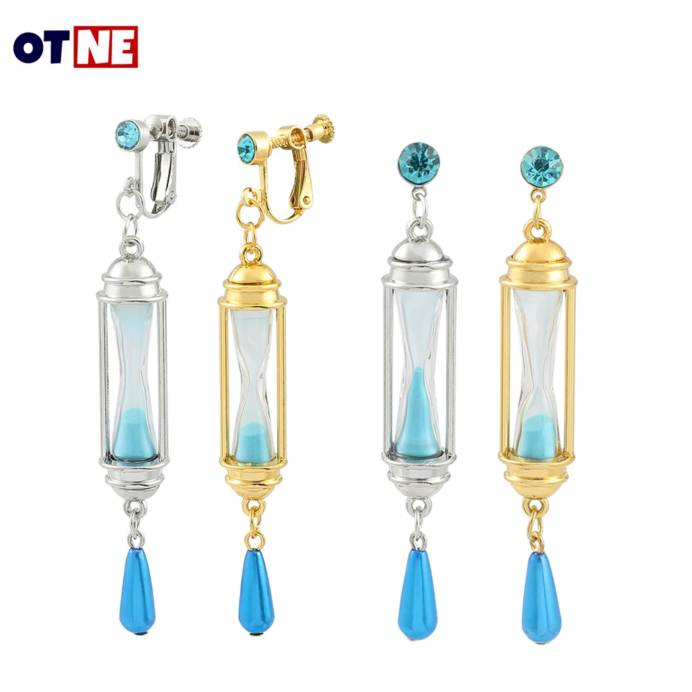 

The Case Study of Vanitas Stud Earrings Anime Vanita Same Blue Ear Bone Clip For Men Zinc Alloy Jewelry Cosplay Custom