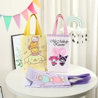 sanrio kawaii my melody kuromi kt cat cute cartoon handbags fashion animal anime stuffed animals for girls kids birthday gifts