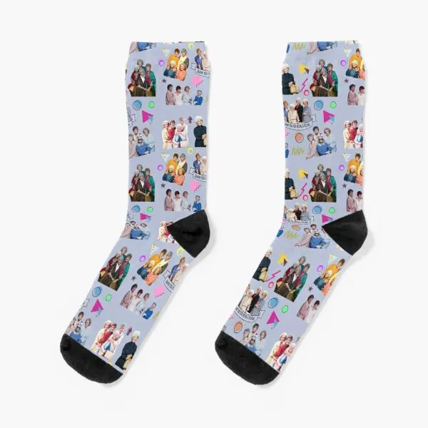 

The Golden Girls Crew Socks Cotton Mens Ladies Autumn Breathable Short Black Comfortable Winter Cartoon Funny Sports Unisex