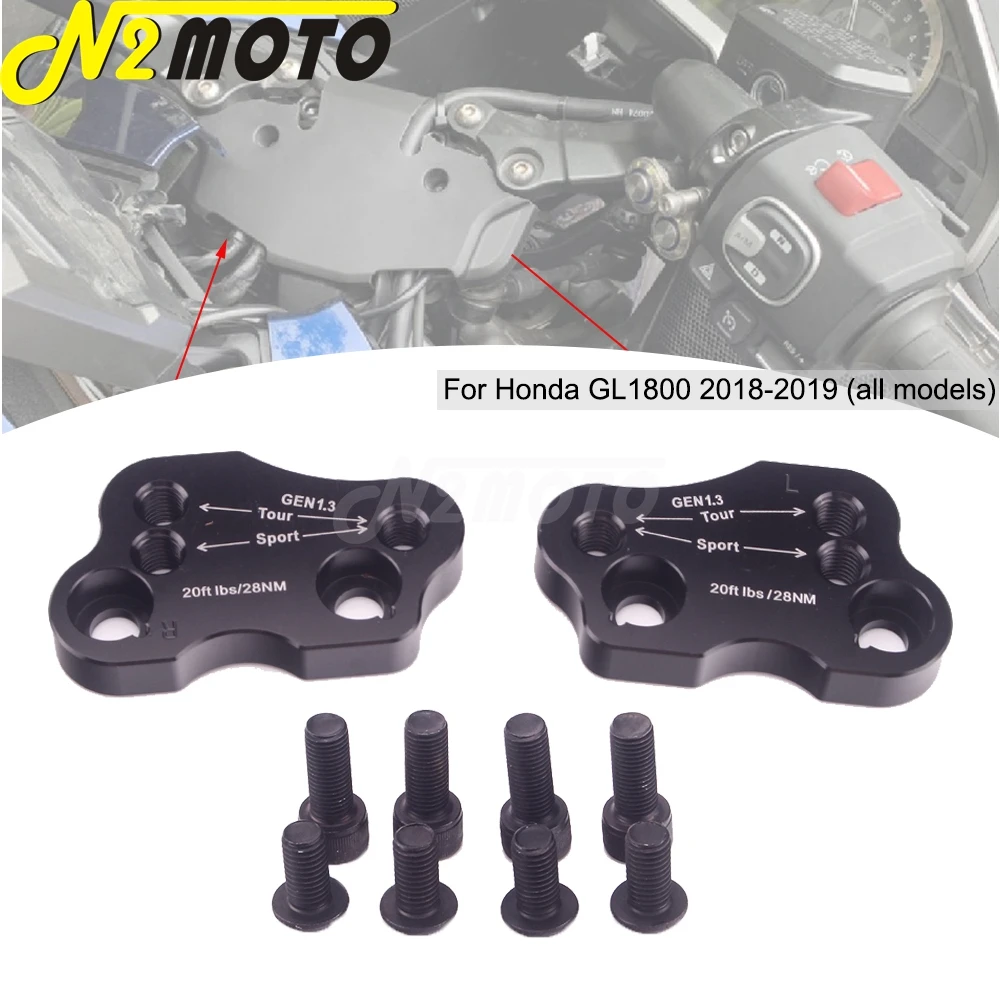 

Приподнятый удлинитель Руля Мотоцикла, комплект адаптеров для перемещения для Honda Goldwing GL 1800 Tour автоматический DCT