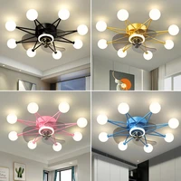 living room decoration bedroom decoration led ceiling fan with lamp remote control dining room ceiling lamp indoor lighting