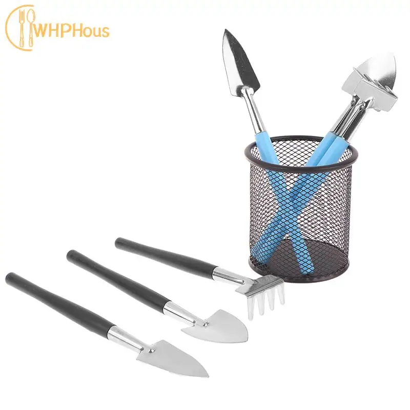 

Three-Piece Set Household Succulent Planting Gardening Loose Soil Tool Mini Stainless Steel Potted Plant Flower Shovel