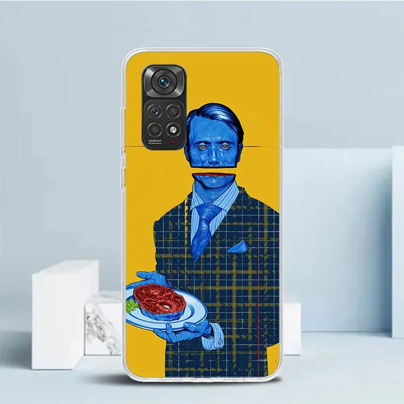 Чехол для телефона Hannibal Movie Xiaomi Redmi Note 13 12S 12 11S 11 11T 11E Pro Plus 10S 10 9S 9 8T 8 7 + мягкая задняя