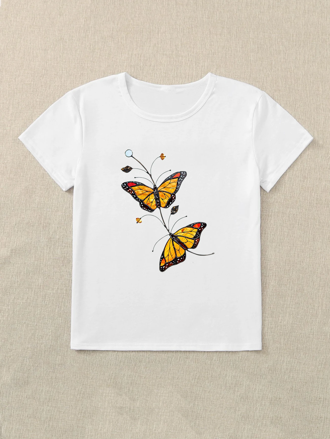 

Butterfly Summer Clothes Women's Clothing Spring 2022 Womens Fashion Graphic T Shirts Y2k Top Female Blouses Attack on Titan