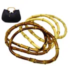 D-образная имитация бамбука, ручка для сумки, ручная работа, сделай сам, сумки, аксессуары, сумка через плечо, Сменные ручки для сумки-тоута