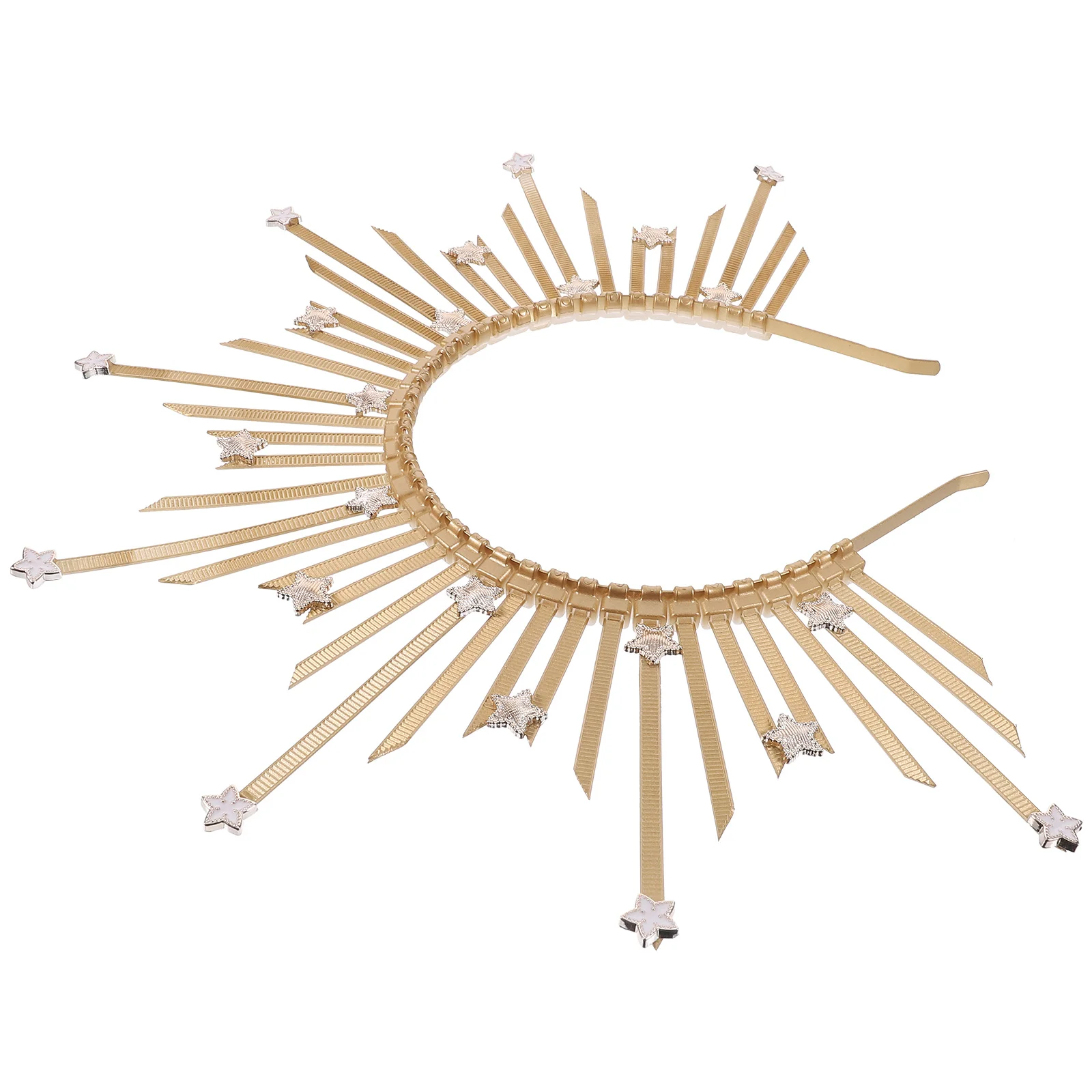 Золотая повязка на голову в стиле ретро аксессуары для волос Богиня Солнца