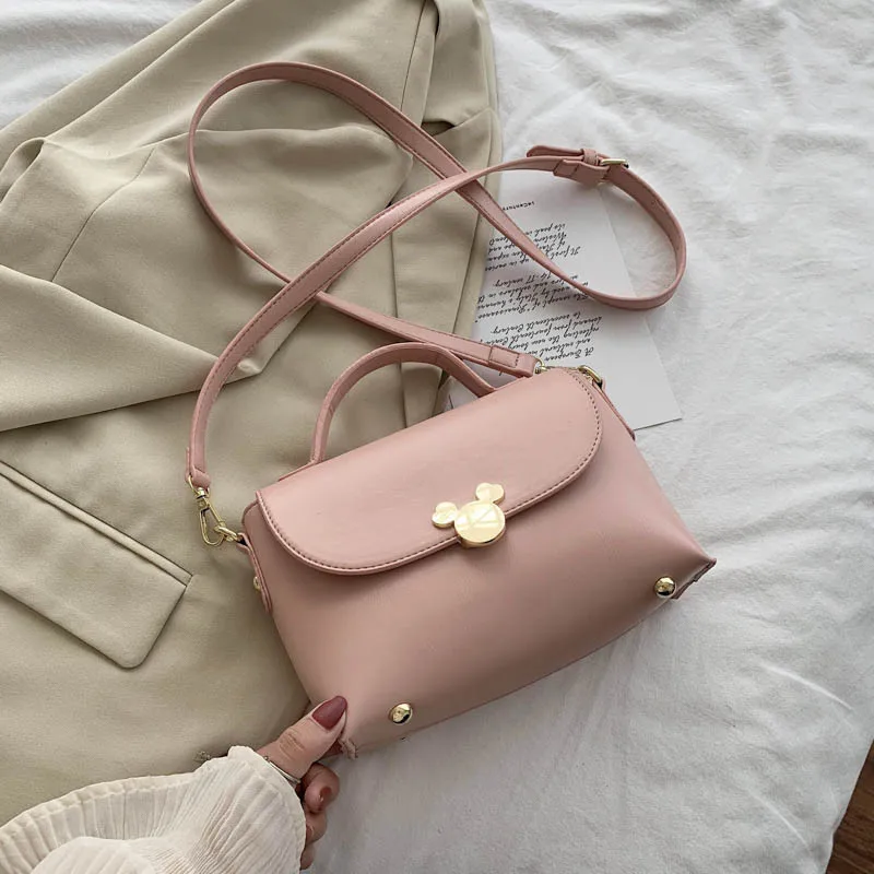 

Новая модная женская сумка-мессенджер через плечо Disney с рисунком Микки