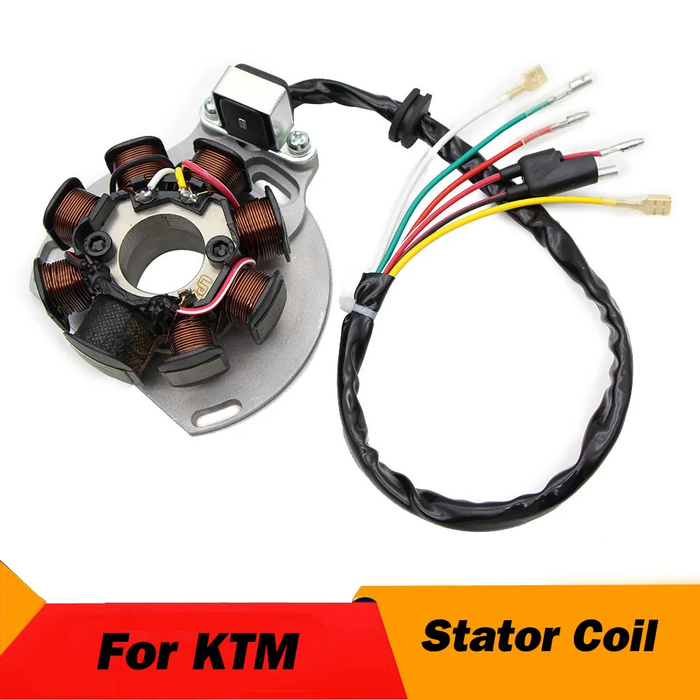 For KTM 50339004200 125 EXC EGS 6KW 200 EXC GS 8kw Engine 250 SX MXC 380 SX EXC MXC Motorcycle Generator Magneto Stator Coil