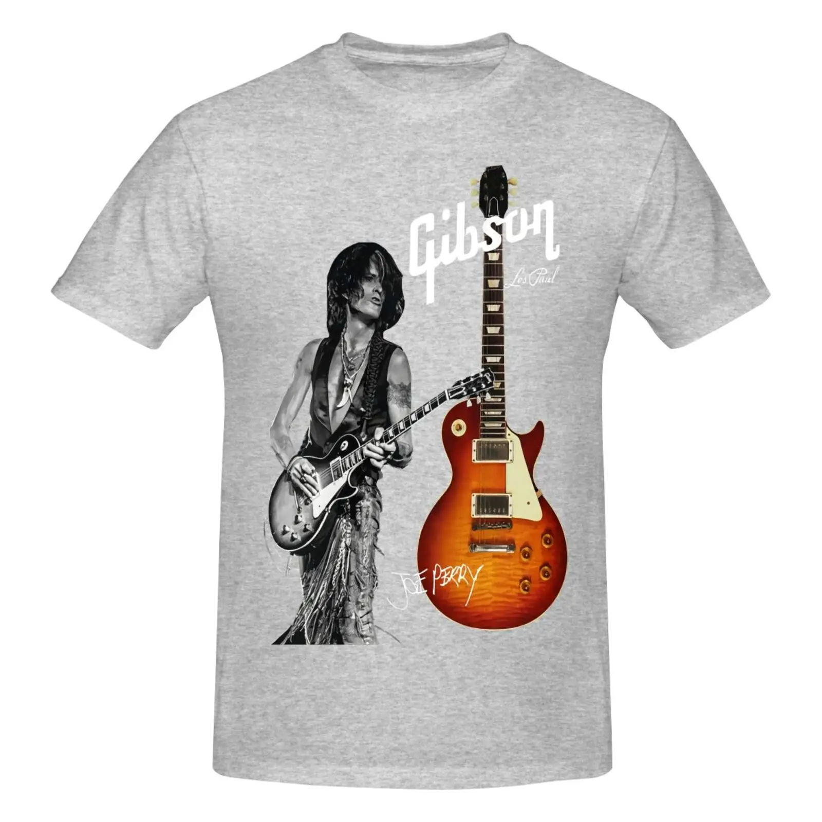 Фото Футболка Gibson Les Paul Guitar 5817 для мужчин и женщин, футболки большого размера, аниме одежда, футболка, Мужская футболка Манга №3