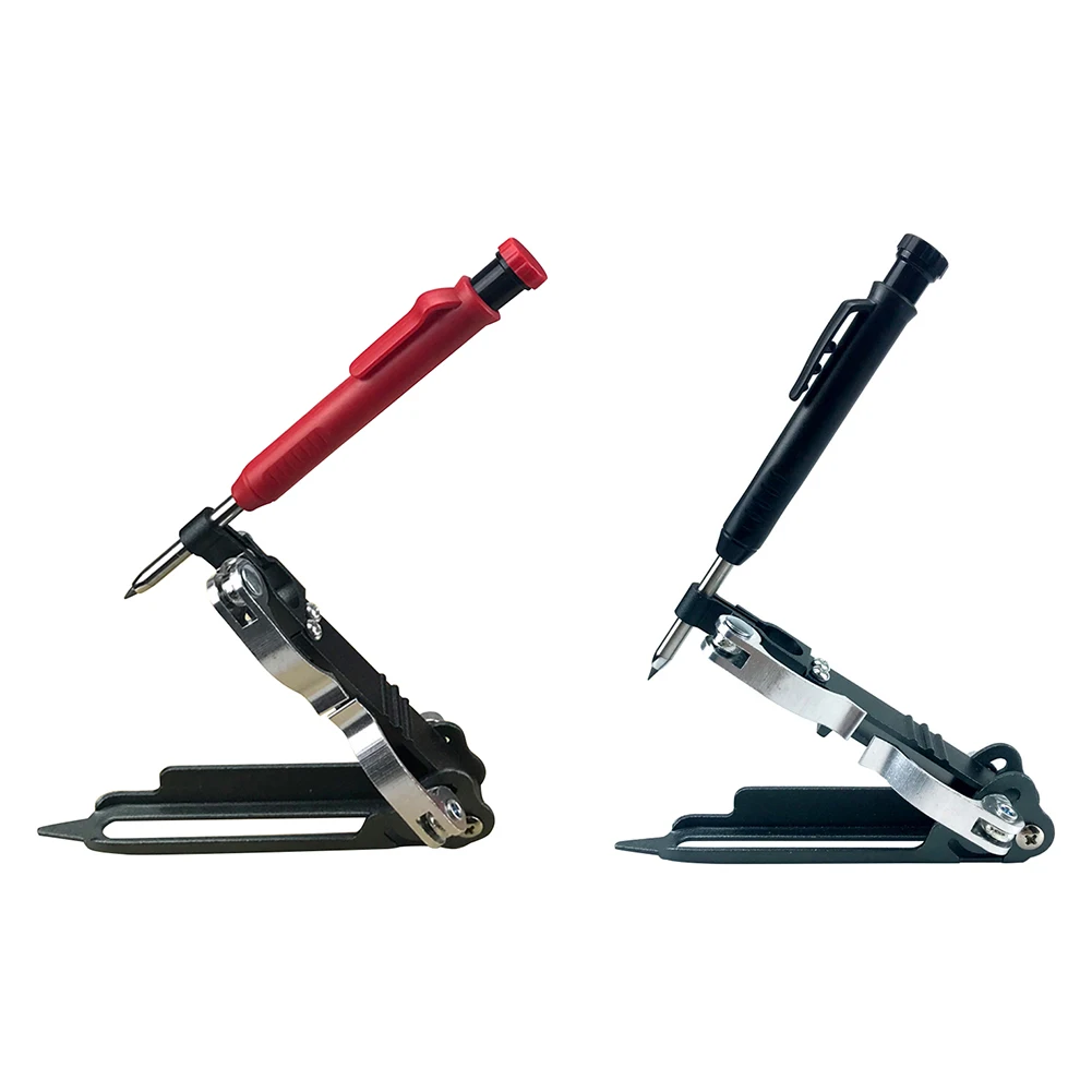 

Adjustable Profile Scribing Ruler Deep Hole Pencil Contour Gauge Tools for Woodworker DIY Measuring Accessories