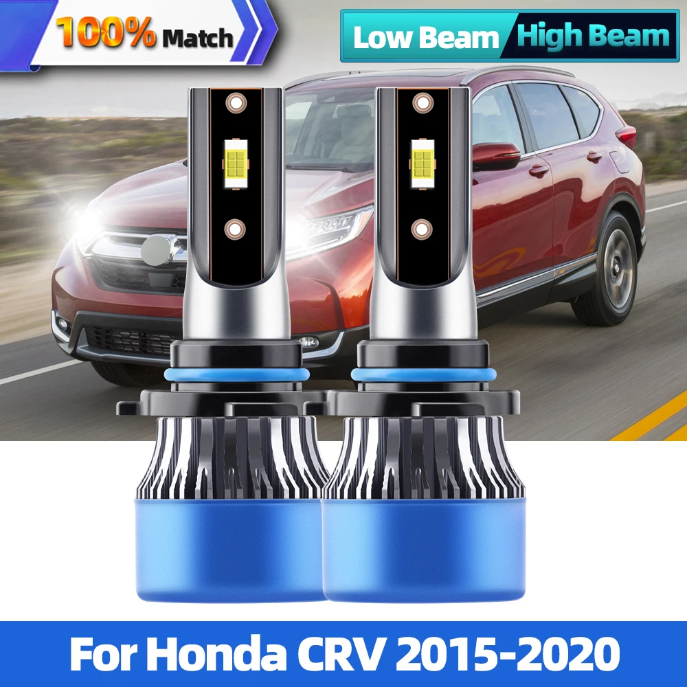 

H11 Led Headlight 9005 HB3 CSP Chip Car Lights 6000K White 20000LM 120W 12V Canbus LED Headlamps For Honda CRV 2015-2020