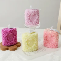 creative rose love scented candles home fragrance decorative aroma candles wedding centerpieces for tables valentines day gifts