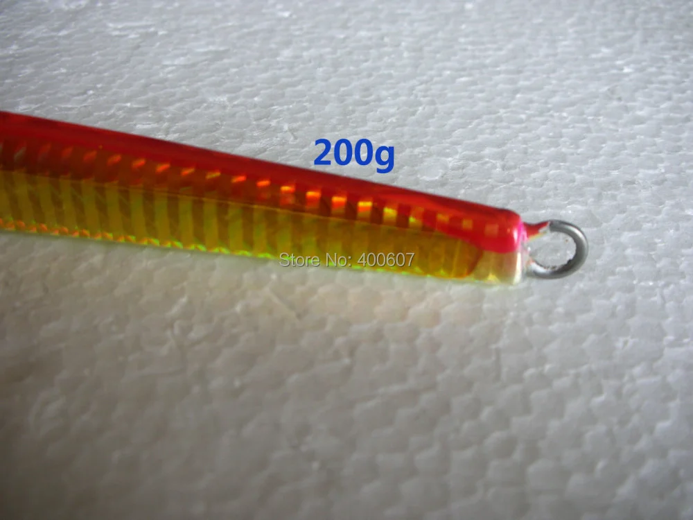 200 г металлический морской джиг для рыбалки в глубокой соленой воде свинцовая