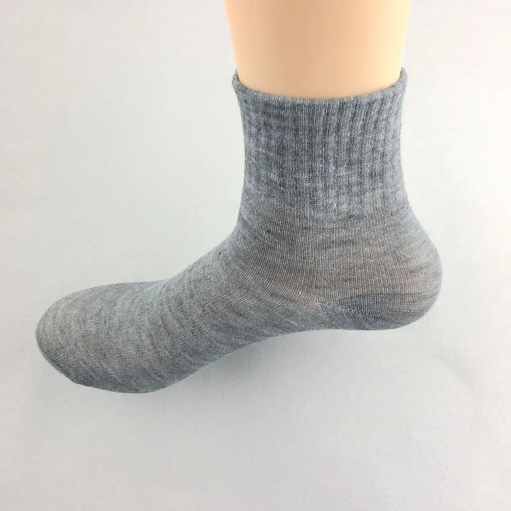 

3 Pairs Floor Socks Simple Lint Free Solid Color Stretchy Summer Men Socks for Men Men Socks Cotton Socks