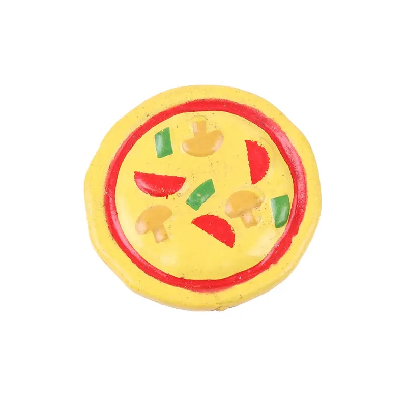 

1/12 Dollhouse Miniature Accessories Mini Resin Pizza Simulation Food Model Toys for Doll House Decoration