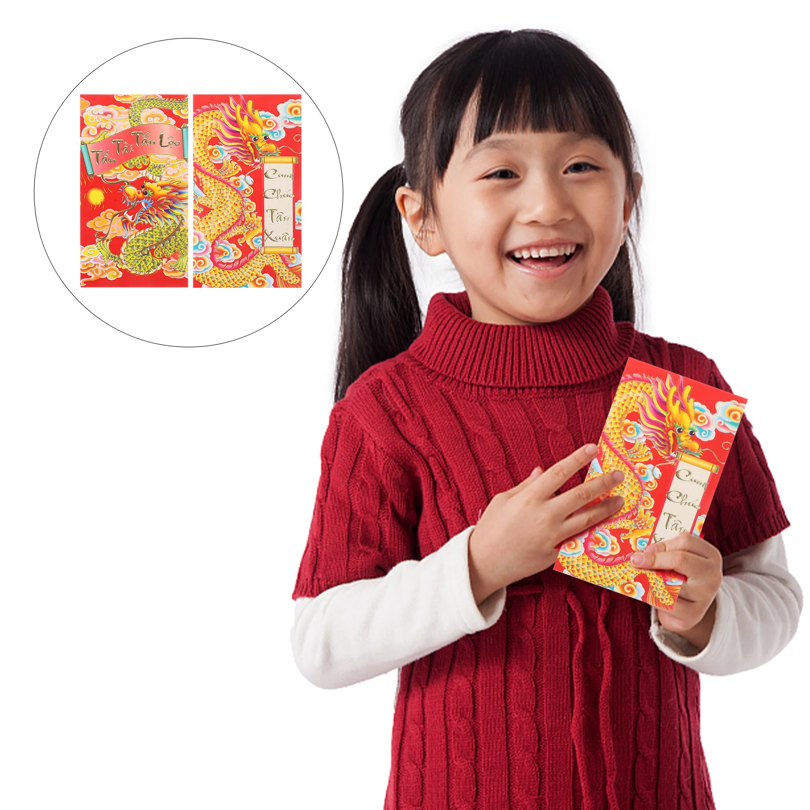 Рисунок 2 - Красные конверты HongBao в китайском стиле