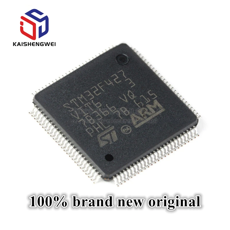 

Original Genuine STM32F427VIT6 LQFP-100 ARM Cortex-M4 32-Bit Microcontroller MCU