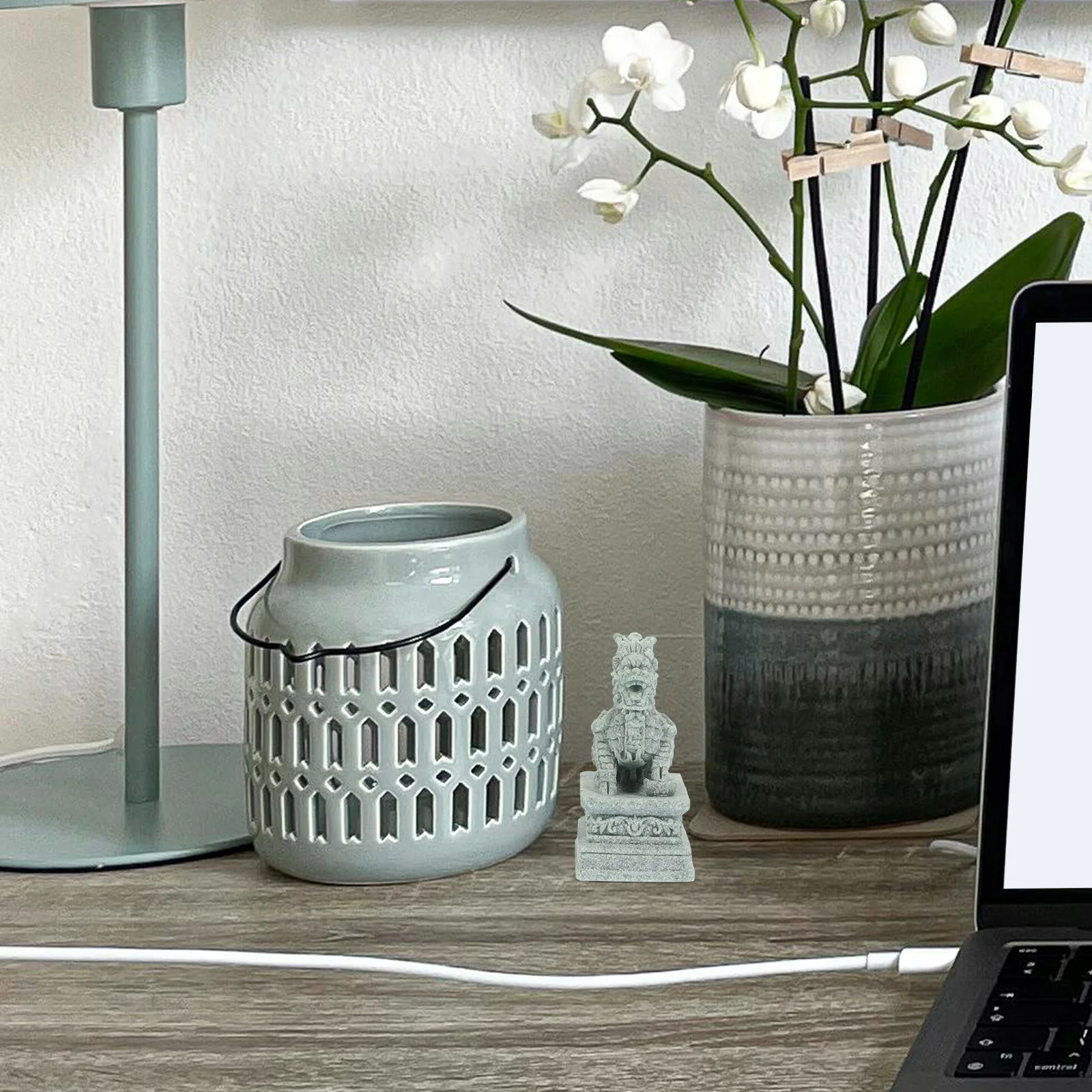 Каменные украшения в виде единорога убежище для аквариума декор животных статуя