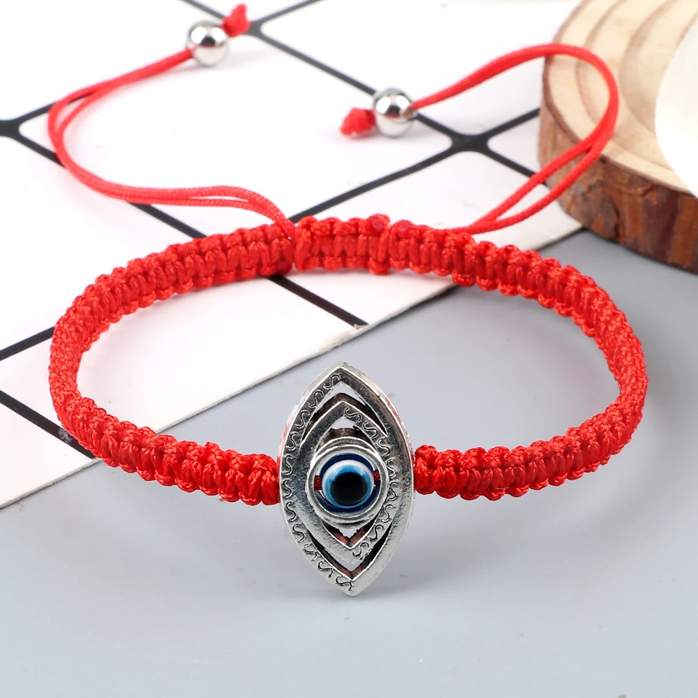 Новинка молитвенная рука Фатима плетеный браслет сглаза красный черный цвет