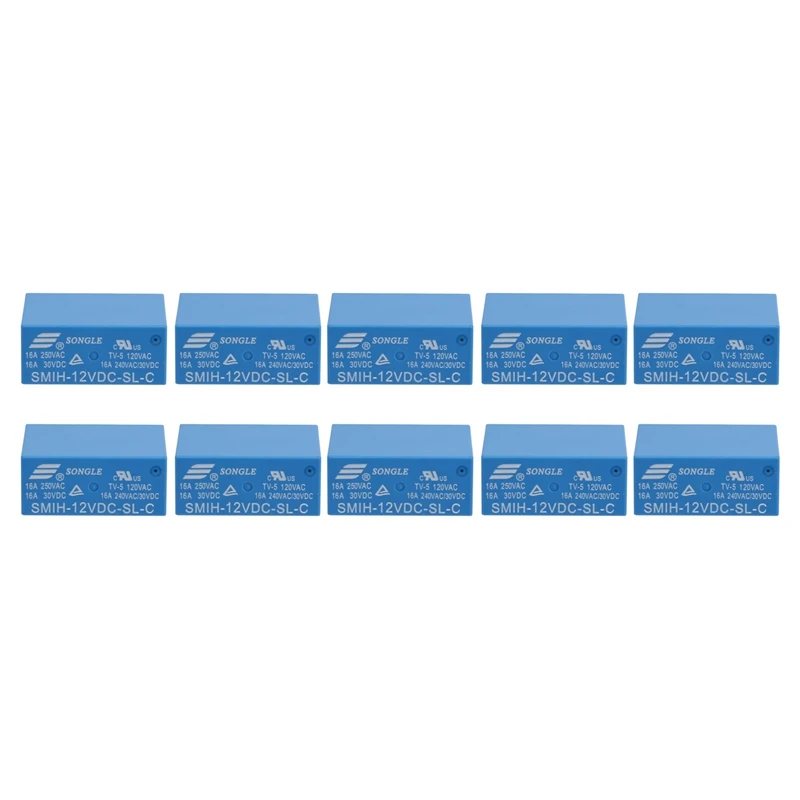 

10PCS / Lot Power Relays SMIH-12VDC-SL-C 12V 16A 8PIN A Set Of Conversions