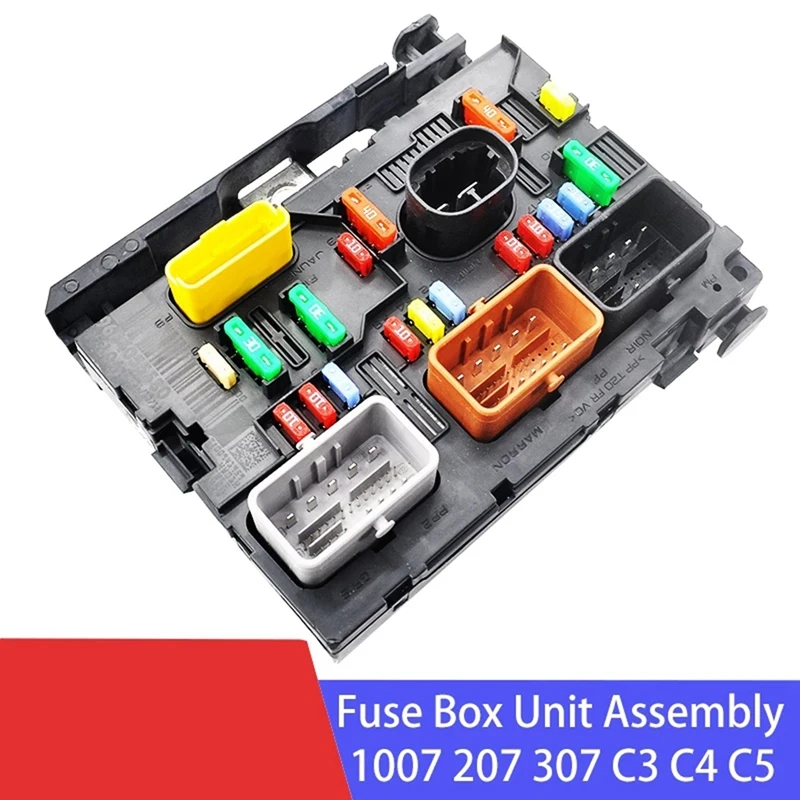 

6500FH Car Fuse Box Unit Assembly BSM-LO4/L11 For Peugeot 107 207 307/207CC Citroen C4 C5 9664055780 9664055580