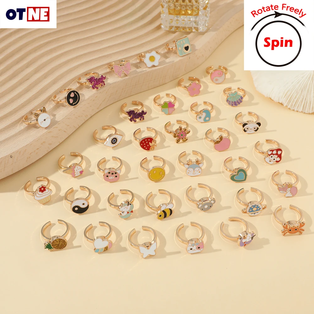 

Hot Sale Kids Cute Cartoon Rings Cute Finger Rings Girl Jewelry Luxury Designer Jewelry Ring Men Cute Woman Rings New Fashion