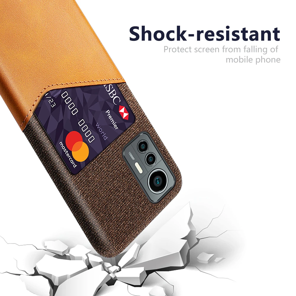 

Xiaomi 12t pro For Xiaomi 12t pro 12T Case for Xiaomi 12T 12 11T Pro Cover Credit Card Case Soft Cloth Fabric Coque For 12T Pro