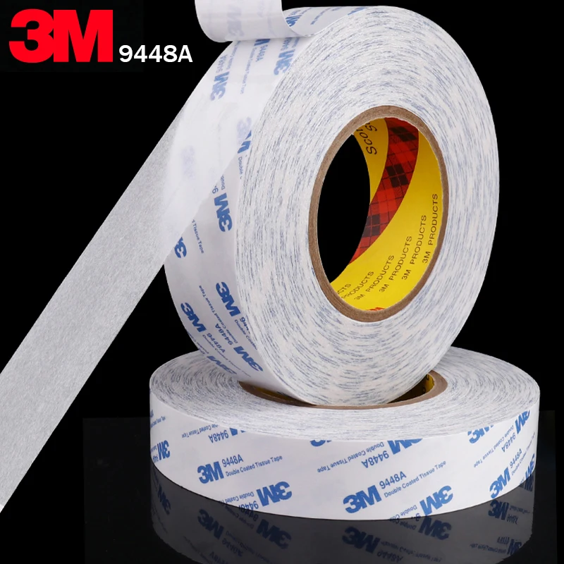 

Двухсторонняя клейкая лента 3М 9448A, ультратонкая и тонкая для телефона, Ремонт ЖК-дисплея, дигитайзера, 5-30 мм * 50 метров