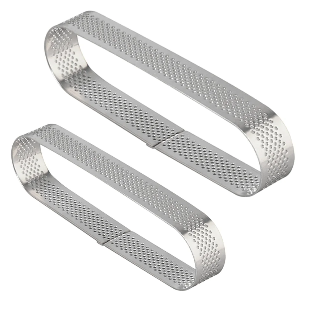 2 шт. овальная форма для тарталеток практичная десертного мусса из нержавеющей