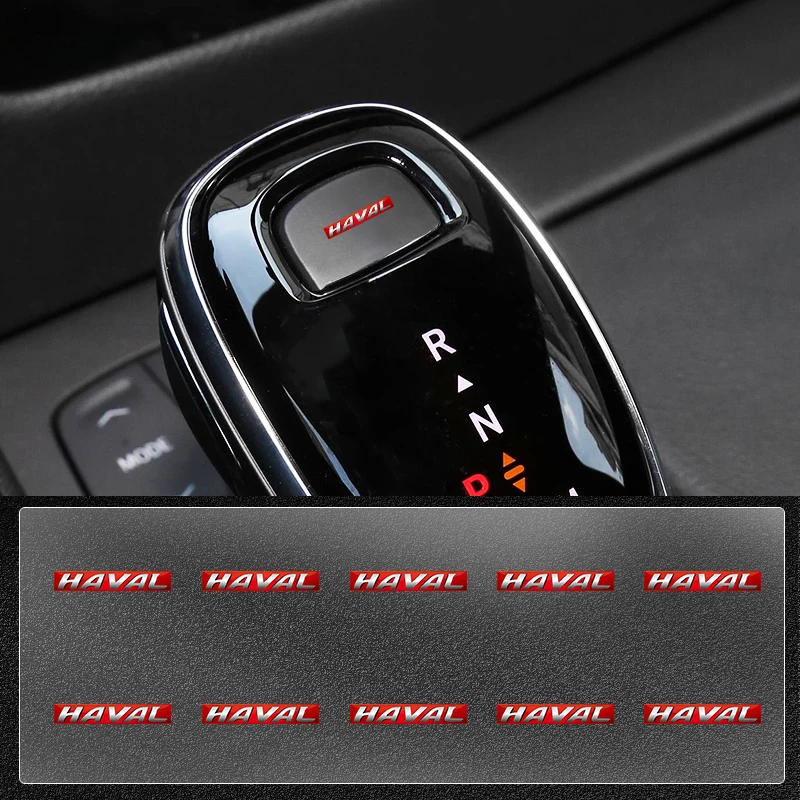 

10pcs UV Car Logo Styling Stickers Steering Wheel Interior Decals For Haval H2 H3 H4 H5 H6 H7 H8 H9 2021 2020 2018 M4 F7 F7X