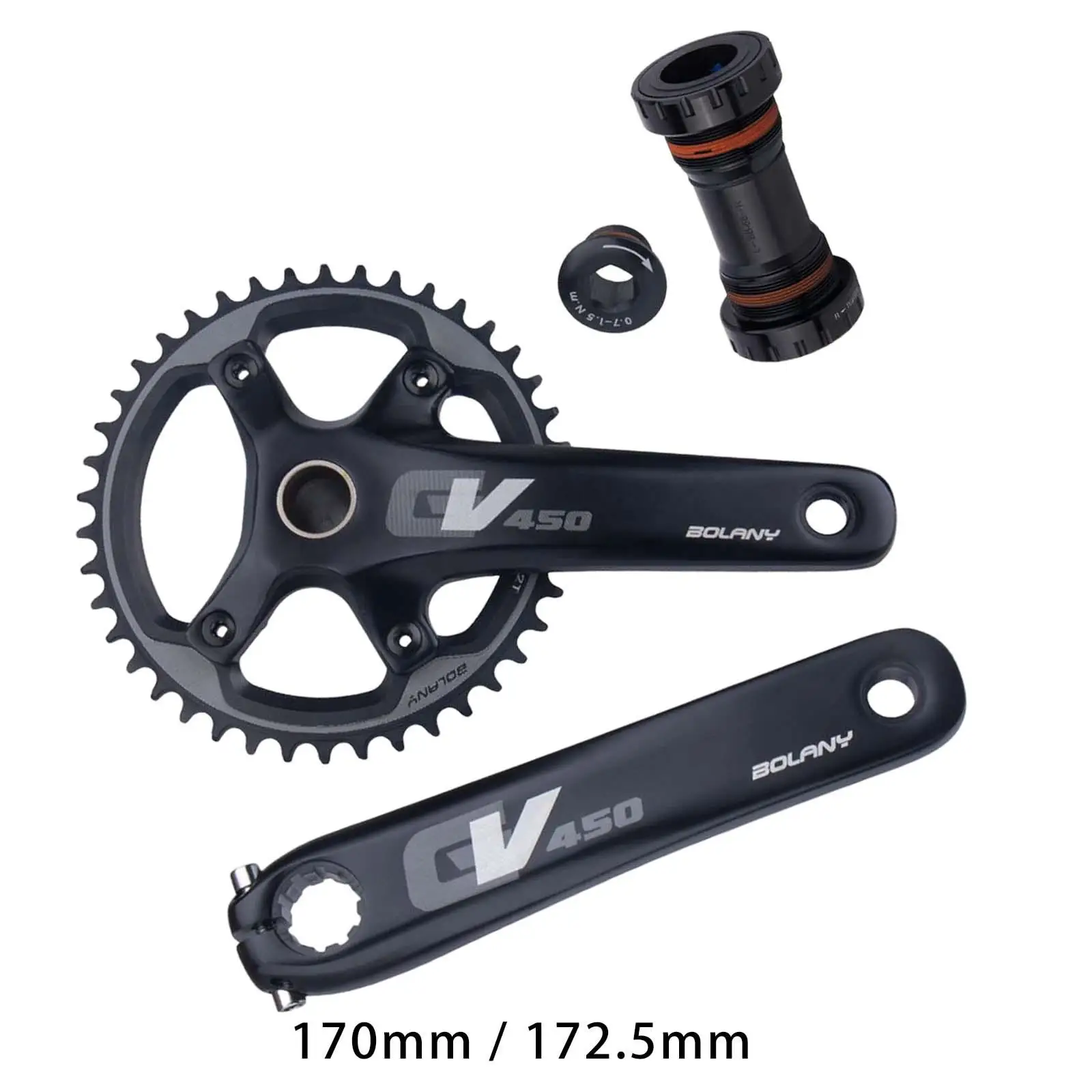 

Mountain Bike Crankset Crank Arm Set Component Replacement Accessories