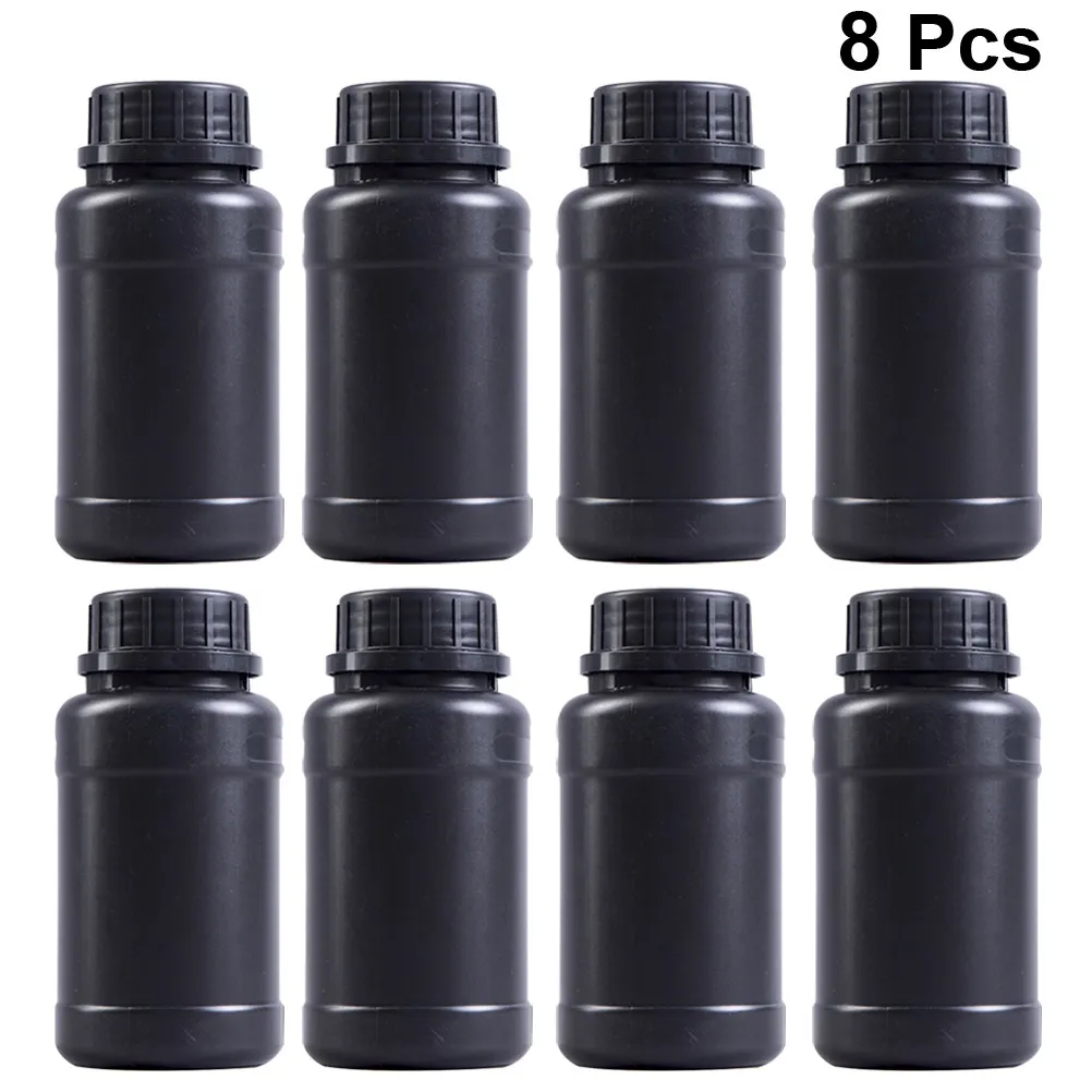Фото 8 шт. черных пластиковых контейнеров из HDPE, устойчивых к кислотам и щелочам, для жидких удобрений и агрохимикатов. №4
