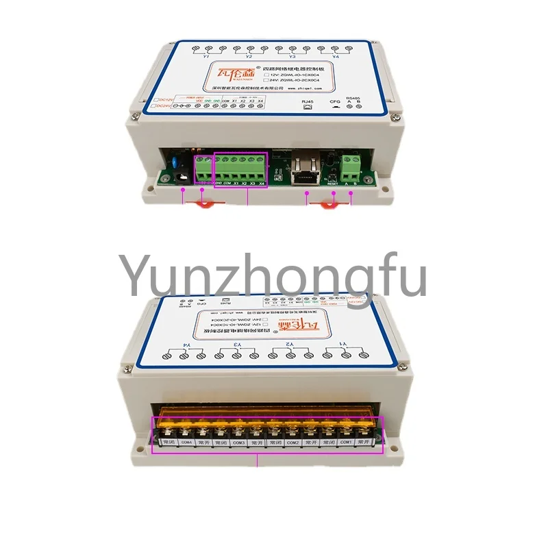 4-сторонняя 16 А плата управления сетевым реле высокого напряжения с задержкой