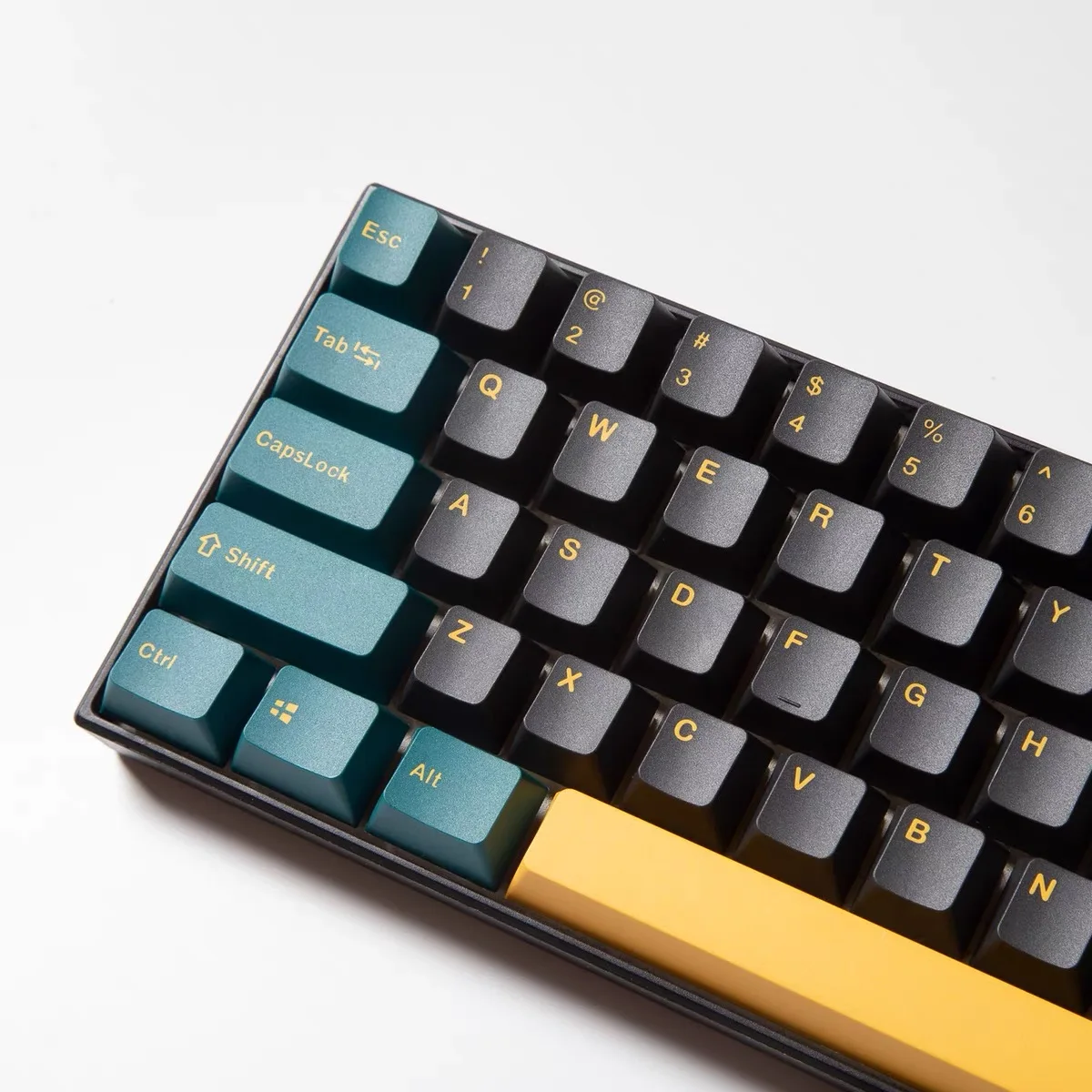Фото 127-клавишные колпачки для клавиш Marrs Green GMK OEM-профиль Double Shot PBT Keycap для MX Switch Механическая клавиатура DYE Сублимационные колпачки для клавиш №1