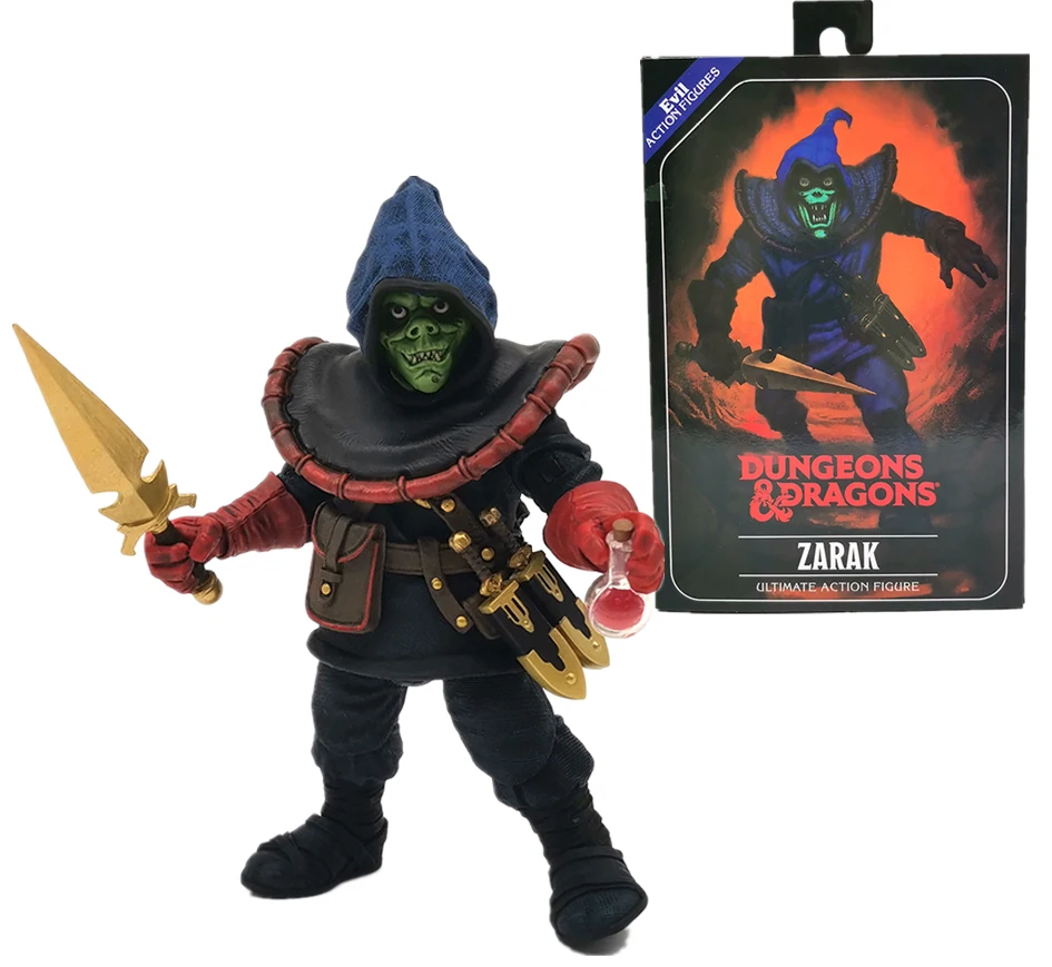 NECA Dungeons Dragons Ultimate Zarak 7-дюймовая фигурка гоблина вбивцы модель игрушки подарок на