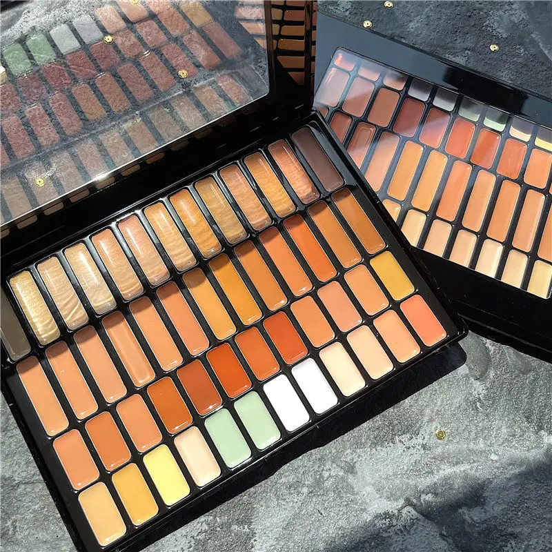 50 Shades Intense Concealer Palette Makeup Artist Covers Spots & Acne Marks Face Brightening Dark Circle Covering Makeup Kit