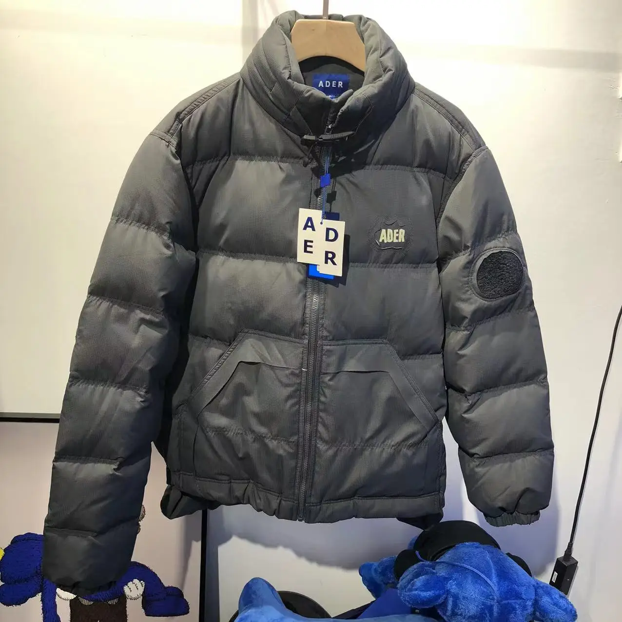 ADER  Bright face down jacket women's new winter Korean version loose thickened male ae fashion brand coat