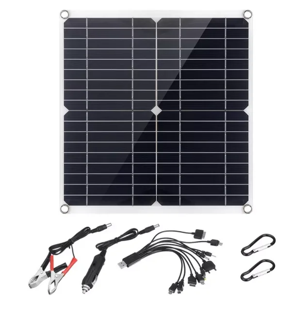 

panel 12v kit complete flexible solar charger for 12v battery car boat refrigerator home camping