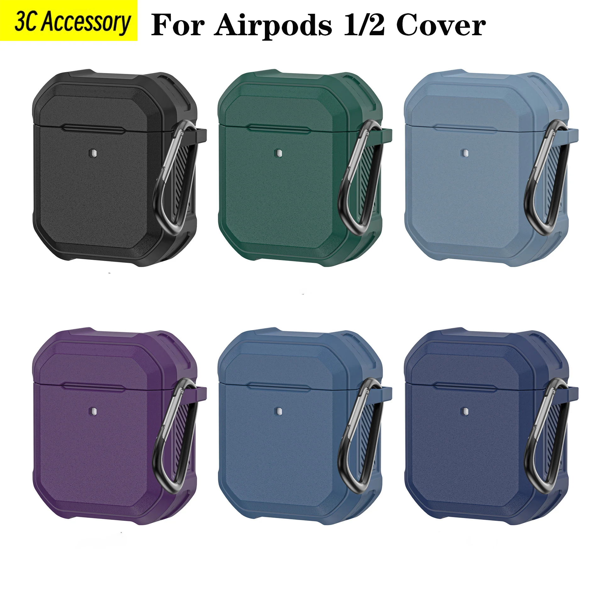 

2023 New For Airpods 1/2 Coque Wireless Bluetooth Earphone Accessories Case Fall protection Cases For Airpods 1 /2 Cover Funda