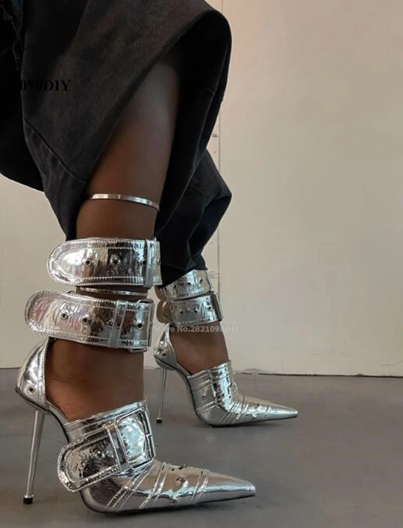 Туфли женские на высоком каблуке пикантные туфли-лодочки заостренный носок