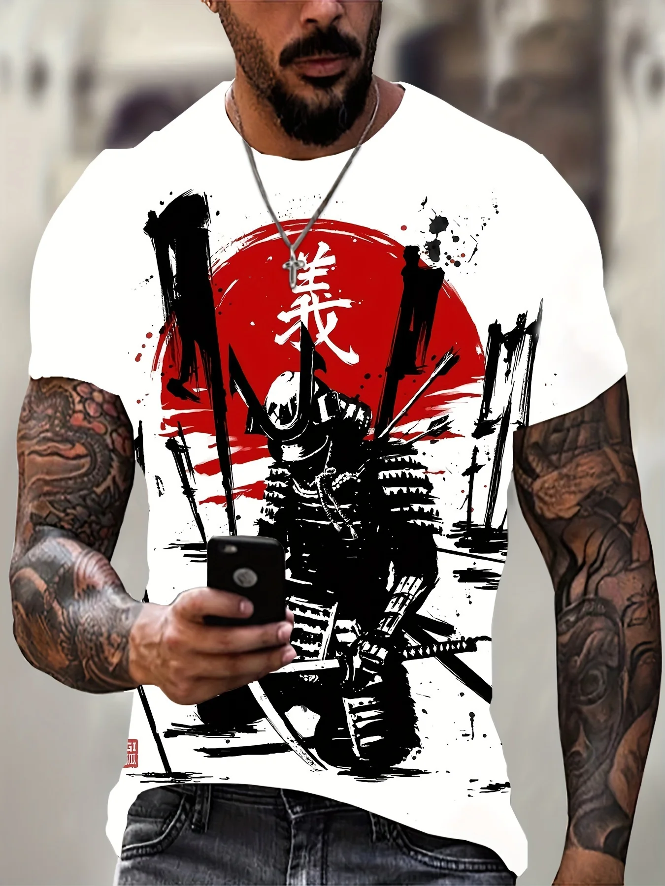 Футболка с 3D-принтом викингов воинов модный дышащий топ коротким рукавом в стиле