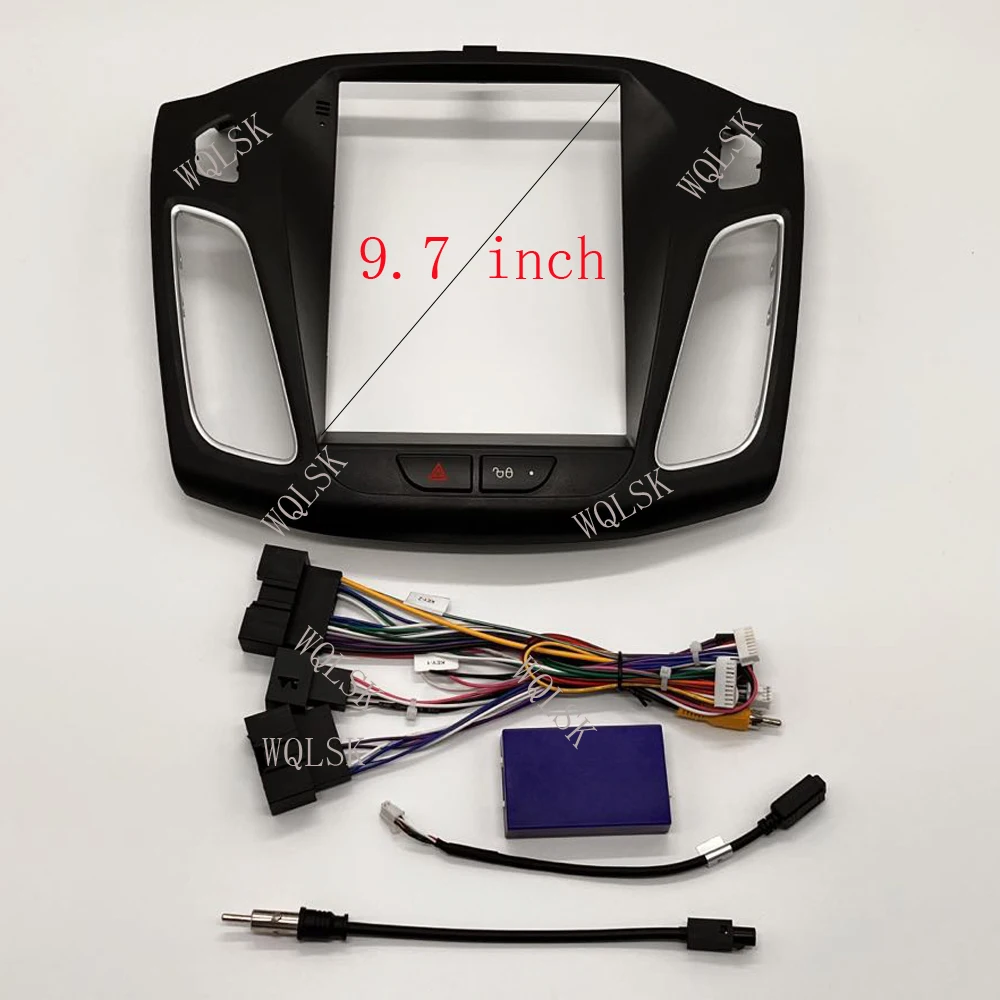 

Автомобильная аудиорамка Fasxia 9,7 дюйма, автомобильная радиоустановка, панель gps-навигации подходит для FORD FOCUS 2012-2015